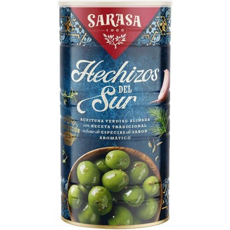 Olives vertes "Hechizos del Sur" 1450 g Sarasa - Délices du Serrât