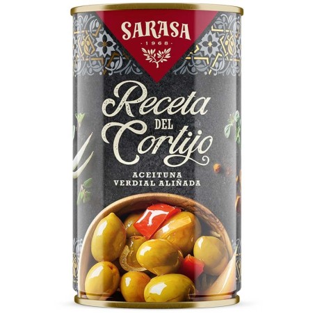 Sarasa Olives vertes "La Receta del Cortijo" 350 g - Délices du Serrat