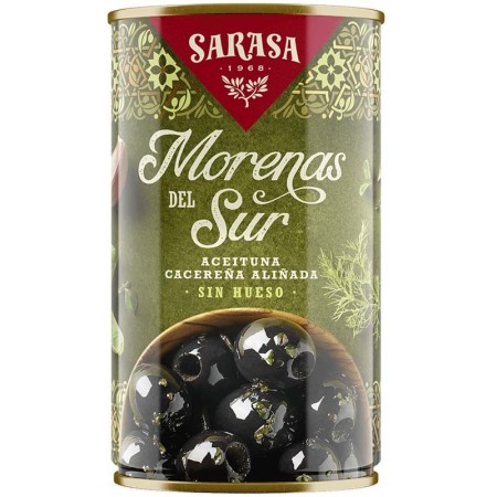 Olives noires "Morenas del Sur" 320 g Sarasa - Délices du Serrat