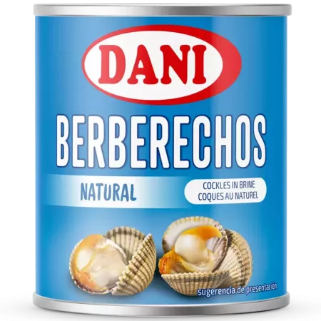 Coques au naturel 185 g Dani - Délices du Serrat