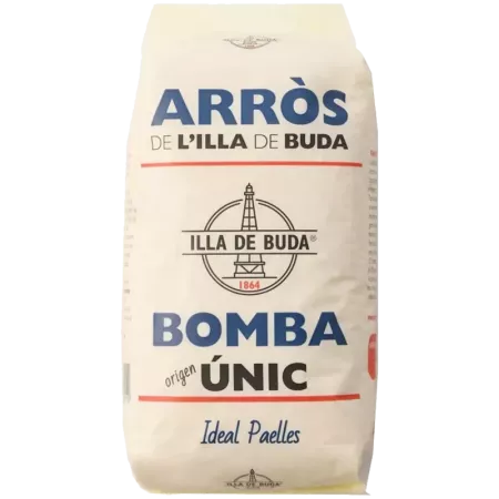 Riz Bomba origine unique 1 kg Illa de Buda | Délices du Serrat