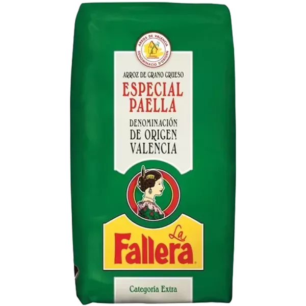 Riz à Paellas d'origine contrôlé Valencia 1kg La Fallera