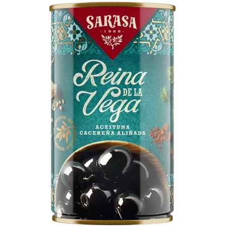 Olives noires "Reina de la Vega" 350 g Sarasa | Délices du Serrat