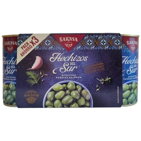 Pack économie  "Hechizos del Sur" 3 x 300g Sarasa - Délices du Serrat