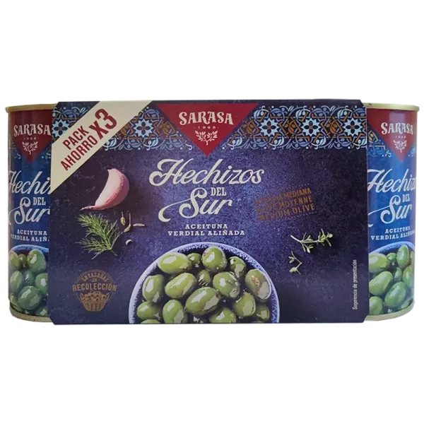 Pack économie  "Hechizos del Sur" 3x300g Sarasa