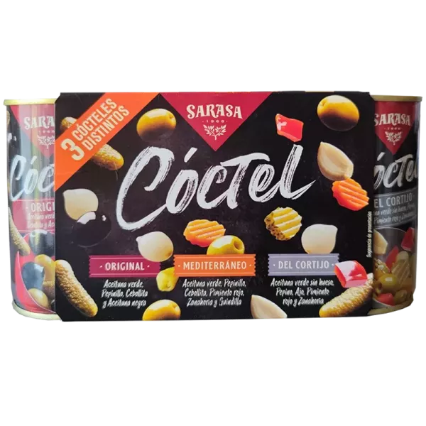 Pack dégustation  "Cocktail" 3x300g Sarasa
