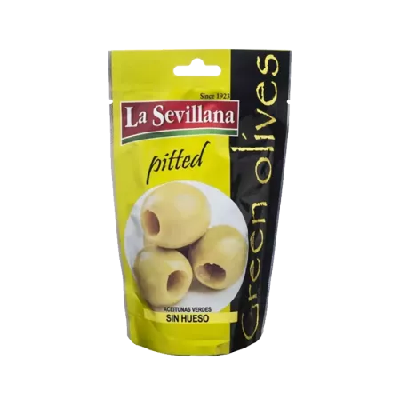 Olives vertes pitted sans noyau 170g La Sevillana | Délices du Serrat