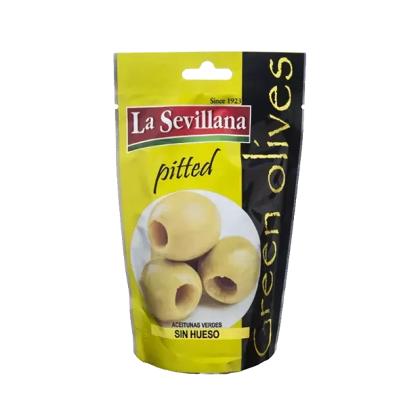 Olives vertes pitted sans noyau 170g La Sevillana