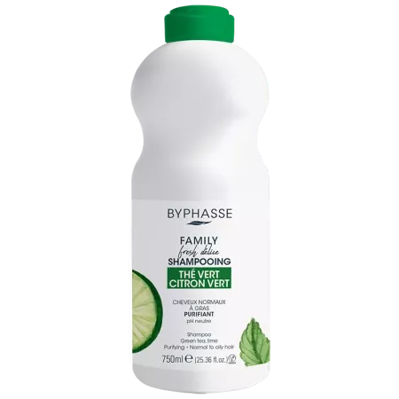Shampoing cheveux normaux à gras Family fresh délice 750ml Byphasse