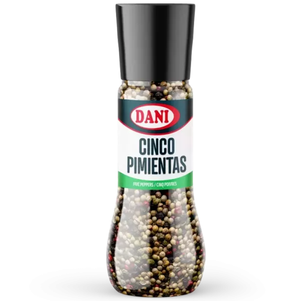 Moulin cinq poivres 180 g Dani