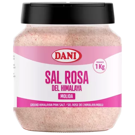 Sel rose de l'Himalaya moulu 1 kg Dani
