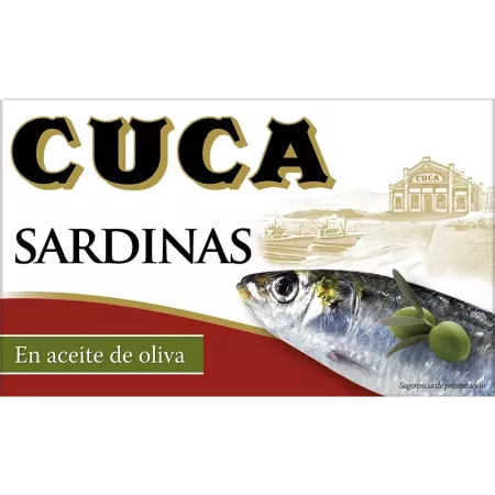 Sardines à l'huile d'olive 120g Cuca | Délices du Serrat