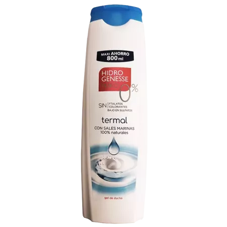 Gel douche thermal 800ml Hidrogenesse | Delices du Serrat