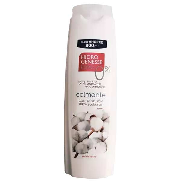 Gel douche calmant  800ml Hidrogenesse