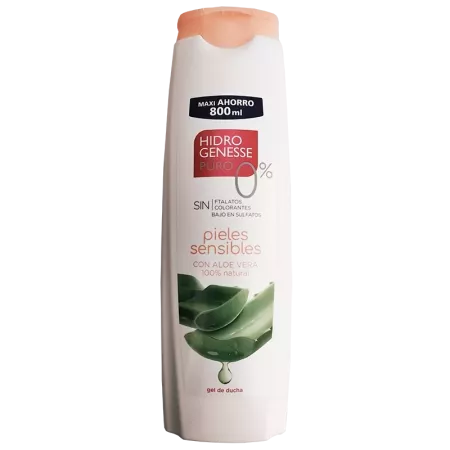 Gel douche peaux sensibles 800ml Hidrogenesse | Délices du Serrat