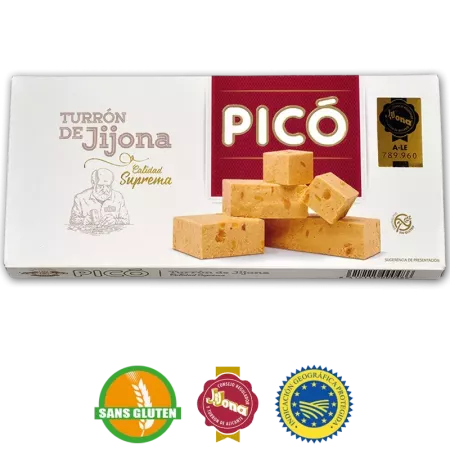 Turrón de Jijona mou Qualité Suprême 250 g Picó - Délices du Serrat