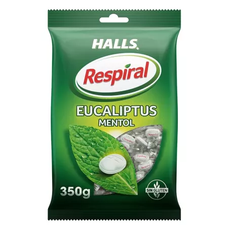 RESPIRAL eucalyptus et menthol 350g HALLS | Délices du Serrat