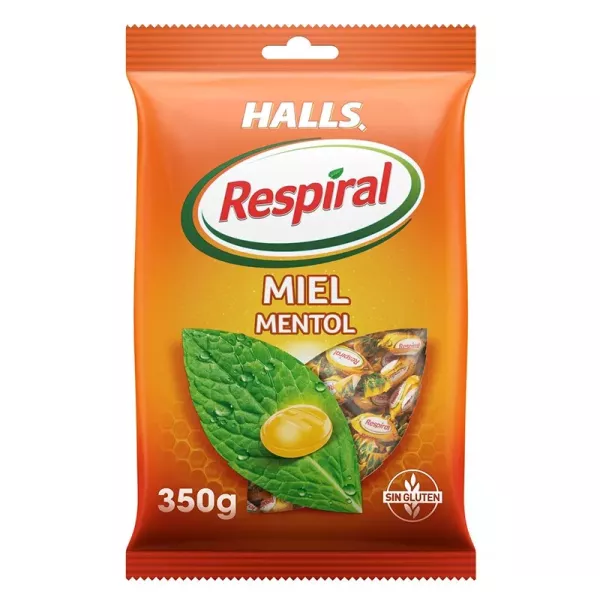 RESPIRAL miel et menthol 350g HALLS