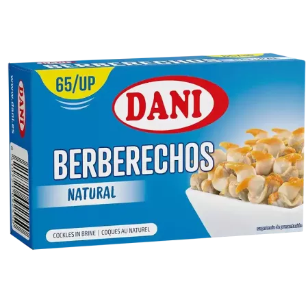 Coques au naturel 111 g Dani | Délices du Serrat