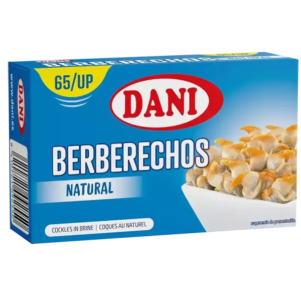 Coques au naturel 111 g Dani
