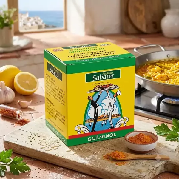 Colorant alimentaire 25 sachets 45g Azafranes Sabater Guisanol