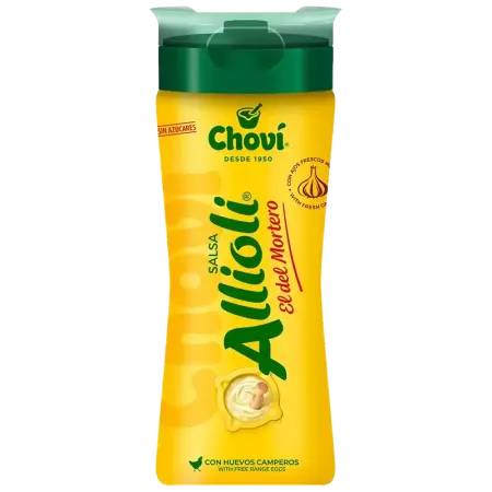 Sauce aïoli bouteille de 250 ml Chovi - Délices du Serrat