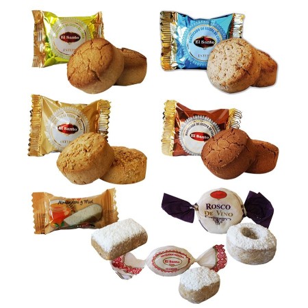 Assortiment de Noël mantecados et polvorones 600 g El Santo - Délices du Serrât